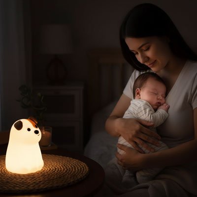 Veilleuse bébé rassure bébé au réveil nocture