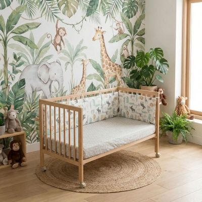 MES ANIMAUX FAVORIS DANS MA TOUR DE LIT BEBE