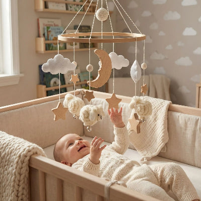 MOBILE BEBE PROCURE UNE JOIE IMMENSE POUR BEBE