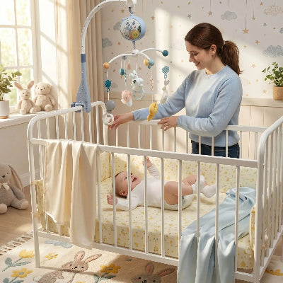 MOBILE MUSICALE POUR BEBE UNE JOIE AU REVEIL LE MATIN