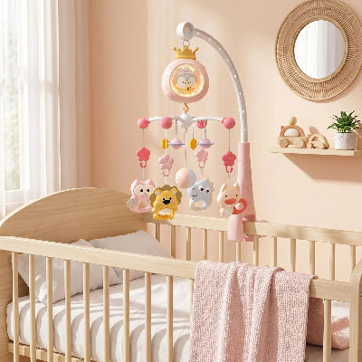 MOBILE MUSICALE BEBE SUSPENDU AU DESSUS DU LIT