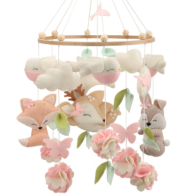 Mobile pour bébé structure et élément naturel