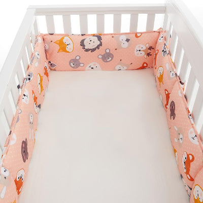  TOUR DE LIT BEBE MOTIFS DOUX ET ANIMAUX CRAQUANTS