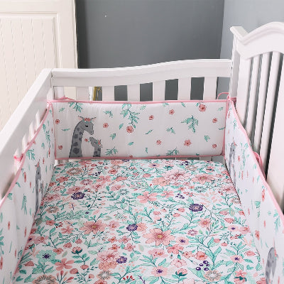TOUR DE LIT POUR BEBE GIRAFE LONG COU