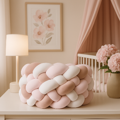 TRESSE DE LIT BEBE AVEC DESIGN ORIGINAL ET MOTIF FLORAL
