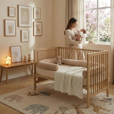 Tour de lit douceur et tendresse de maman