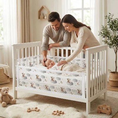 Tour de lit respirant alié recommandé pour sommeil sécrisé