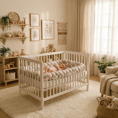 Tresse de lit invite au calme