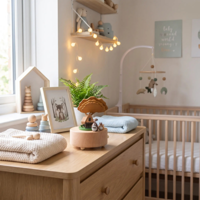 Boite à musique bébé une véritable oeuvre d'art