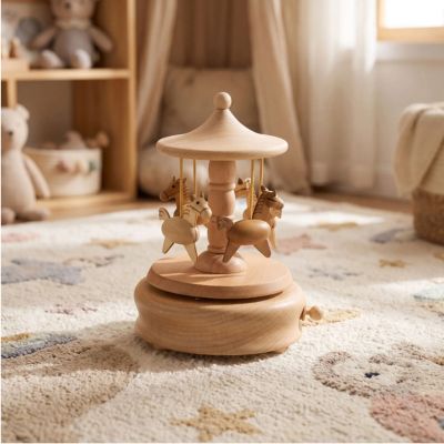 BOITE MUSIQUE BEBE EST POSEE A TERRE 