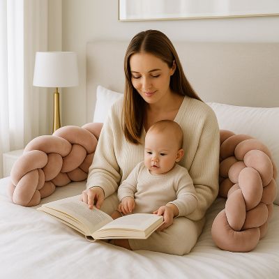 manan chérie nos adorables moments autour de tresse de lit