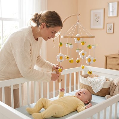 MOBILE BEBE UNE PRESENTATION NATURELLE DANS CHAMBRE BEBE