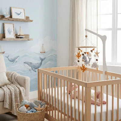 Mobile lit bébé une douceur marine