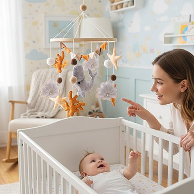 Mobile lit bébé une invitation aux rêves 