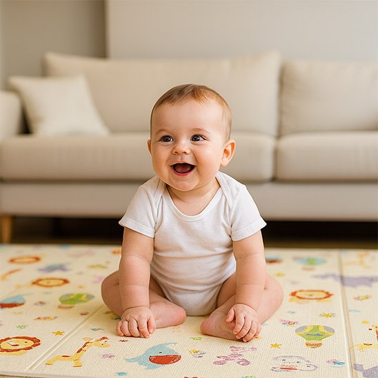 Tapis bebe compagnon des premieres decouvertes