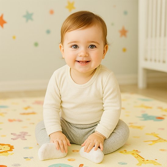 Tapis bebe un espace confortable et securise