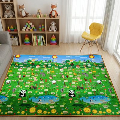 Tapis de sol bébé couvre la surface de la chambre