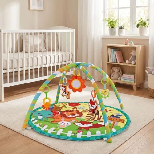 Tapis d'éveil il illumine la chambre de bébé