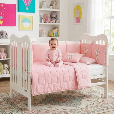 tour de lit bébé fille design délicat inspirant 