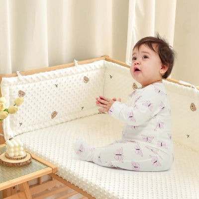 tour de lit bébé douceur miel