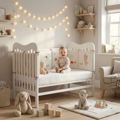 tour de lit bébé stimule l'imagination de bébé