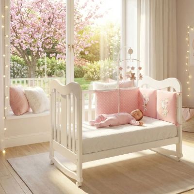 tour de lit pour bébé un parfum de primptemps