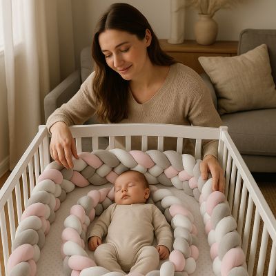 Tresse de lit avec maman autour de mon lit