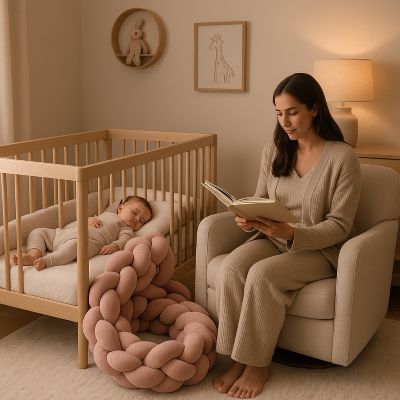 tresse de lit compagnon pour bébé pendant la nuit