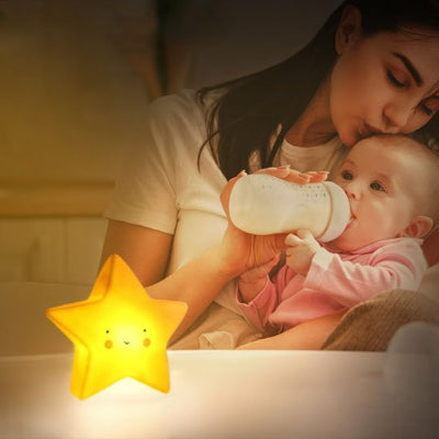 Veilleuse bébé pour allaitement ambiance calme sereine
